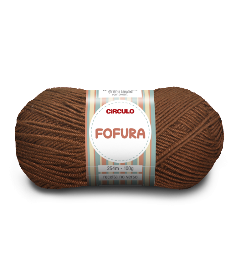 LANA FOFURA CIRCULO 7052 CANELA